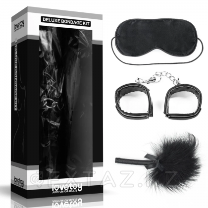 Fetish набор: маска, наручники, пуховка от sex shop Extaz