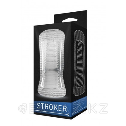 Мастурбатор двухсторонний STROKER 1 прозрачный (12,5*6,2 см.) от sex shop Extaz фото 3