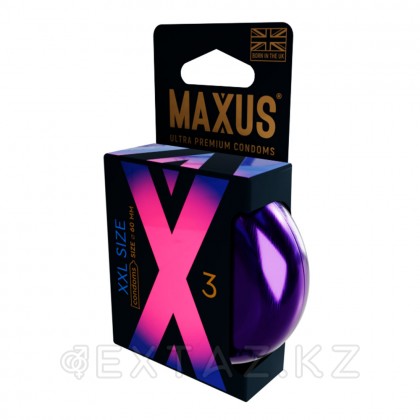 Презервативы MAXUS X-Edition XXL, гладкие, увеличенного размера, 3 шт от sex shop Extaz фото 2