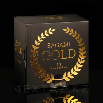 Презервативы Sagami Gold , 10 шт./уп. от sex shop Extaz