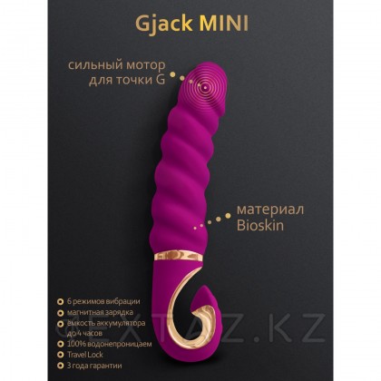 Gvibe Gjack Mini - Анатомический витой вибратор, 19х3.5 см от sex shop Extaz фото 6