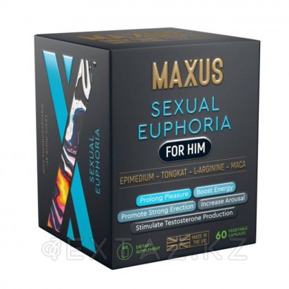MAXUS БАД Sexual Euphoria for him (Сексуальная Эйфория для него), 60 капсул от sex shop Extaz фото 6