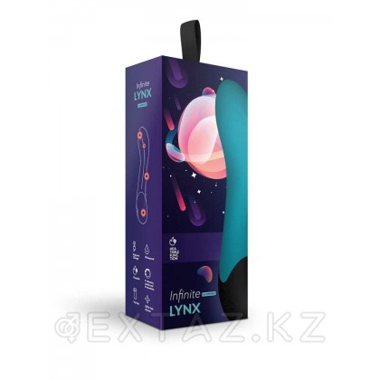 Нагреваемый G вибратор Lynx, цвет морская волна (INFINITE collection) от sex shop Extaz фото 2