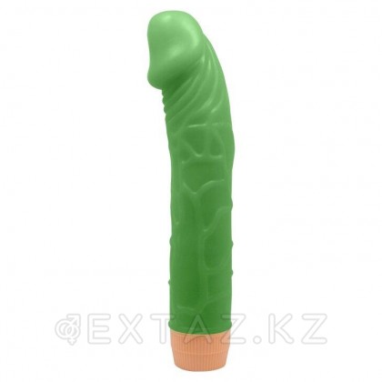 Вибратор-реалистик Barbara зеленый (22,5*4,5 см) от sex shop Extaz фото 3