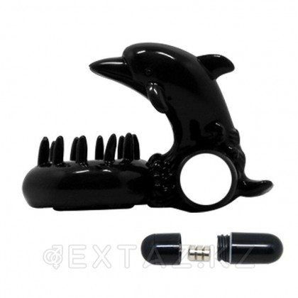 Эрекционное виброкольцо Sweet Ring дельфин от sex shop Extaz фото 8