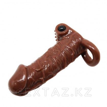 Насадка с вибропулей и кольцом для мошонки (15*4 см) от sex shop Extaz фото 8