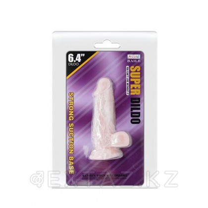 Фаллоимитатор с мошонкой на присоске Super Dildo (16,5*3,7 см) от sex shop Extaz