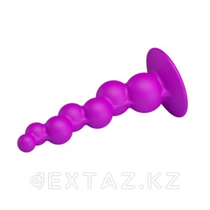 Анальная пробка на присоске с шариками от sex shop Extaz фото 3