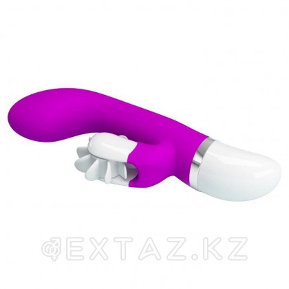 Вибратор силиконовый Sheila с вертушкой для клиторальной стимуляции (19.4 см) от sex shop Extaz фото 8