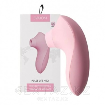 Вакуумный стимулятор клитора Pulse Lite Neo розовый Svakom от sex shop Extaz фото 2
