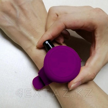 Антисептический браслет для рук - фиолетовый от sex shop Extaz фото 2