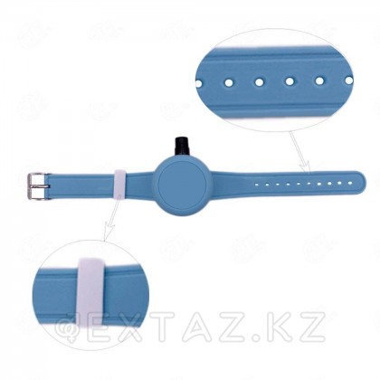 Антисептический браслет для рук - голубой от sex shop Extaz фото 2