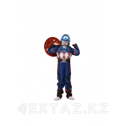 Костюм Капитан Америка(+щит), M (110-125) от sex shop Extaz фото 2