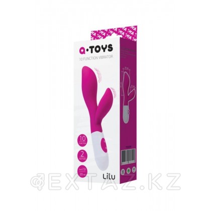 Вибратор с клиторальным стимулятором TOYFA A-Toys Lilu (силиконовый, розовый, 20 см) от sex shop Extaz фото 2