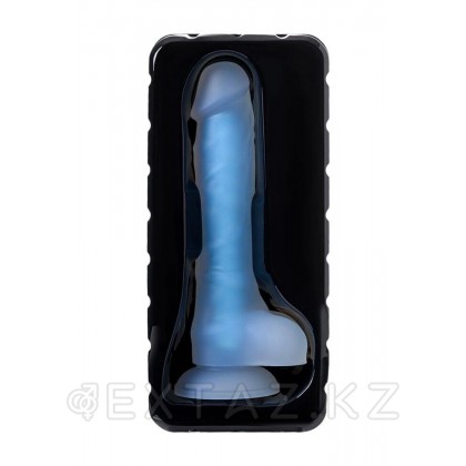 Фаллоимитатор Beyond by Toyfa Steve Glow  (20 см, синий, светится в темноте) от sex shop Extaz фото 4