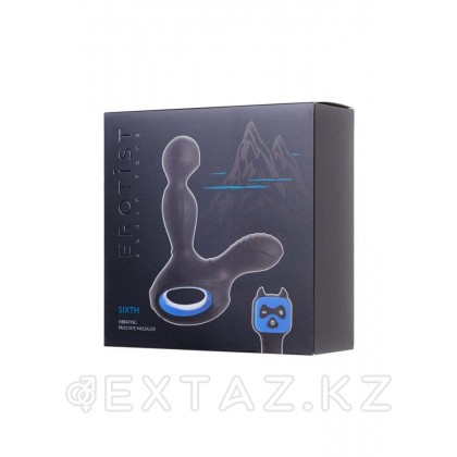 Стимулятор простаты Toyfa SIXTH Erotist, силиконовый, чёрный, 14,5 см от sex shop Extaz фото 5