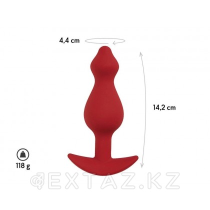 Анальная пробка Libra, цвет бордовый (CORE) (L) от sex shop Extaz фото 3