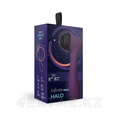 Вибратор-стимулятор Le Frivole Infinite Halo, вакуумный бесконтактный, фиолетовый от sex shop Extaz фото 2