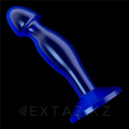 Массажер простаты (анальный плаг) Flawless Clear синий (16,5 см.) от sex shop Extaz фото 2