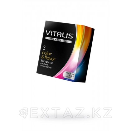 VITALIS №3 Color Презервативы цветные ароматизированные от sex shop Extaz