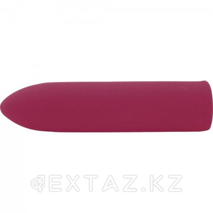 Перезаряжаемая вибропуля силиконовая бордовая Lealso (16 режимов) от sex shop Extaz фото 3