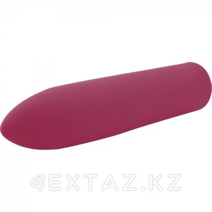 Перезаряжаемая вибропуля силиконовая бордовая Lealso (16 режимов) от sex shop Extaz фото 2