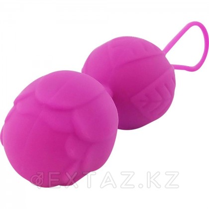 Силиконовые вагинальные шарики фиолетовые  Lealso (15,5*3,6) от sex shop Extaz фото 2