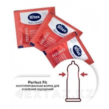 Презервативы Ritex FEELING №3 анатомической формы с накопителем 18,5 см. от sex shop Extaz фото 5