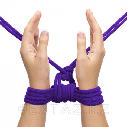 Верёвка для бондажа (10 м., фиолетовая) от sex shop Extaz фото 5