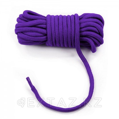 Верёвка для бондажа (10 м., фиолетовая) от sex shop Extaz фото 3