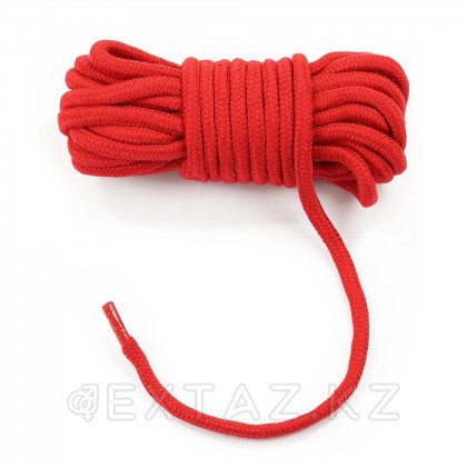 Верёвка для бондажа (10 м., красная) от sex shop Extaz фото 5