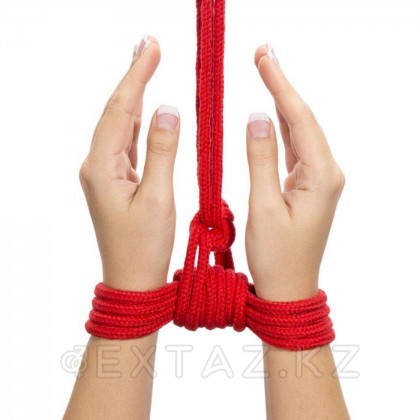 Верёвка для бондажа (10 м., красная) от sex shop Extaz фото 3