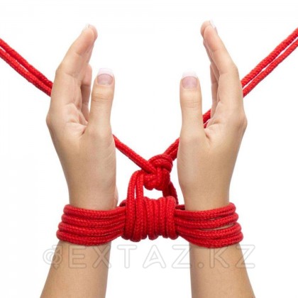Верёвка для бондажа (10 м., красная) от sex shop Extaz фото 4