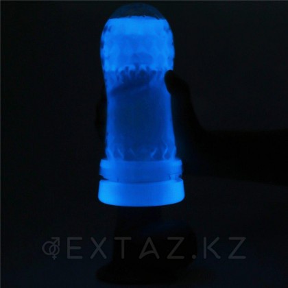 Мастурбатор мужской Lovetoy Pocketed Lumino Play, светящийся, 20,5х8 см от sex shop Extaz фото 8