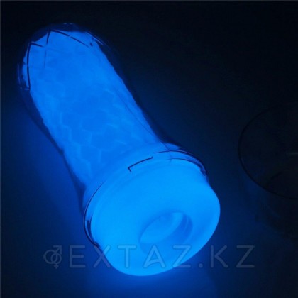 Мастурбатор мужской Lovetoy Pocketed Lumino Play, светящийся, 20,5х8 см от sex shop Extaz фото 7