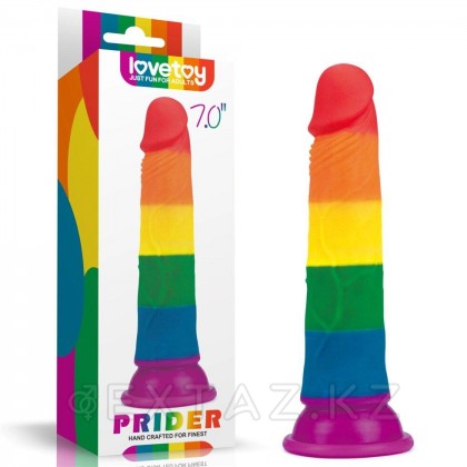 Фаллоимитатор цветной Prider на присоске (18,5*3,6) от sex shop Extaz