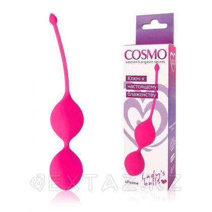 Вагинальные шарики, розовый неон (D*36 мм.) от sex shop Extaz