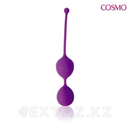 Вагинальные шарики Cosmo, фиолетовые, 3 см от sex shop Extaz фото 3