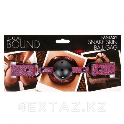 Кляп-шарик для рта Pleasure bound (розовый) от sex shop Extaz фото 3