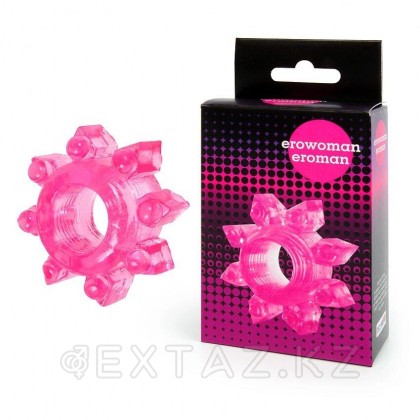 Эрекционное кольцо Snowflake (розовое) от sex shop Extaz