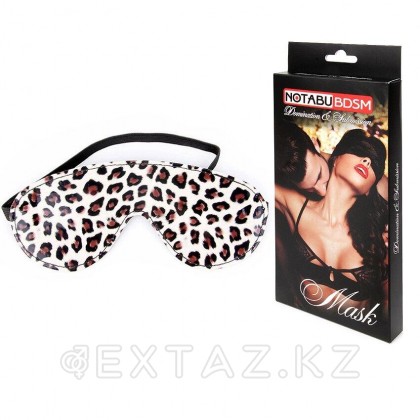 Маска на глаза NoTabu (белый леопард) от sex shop Extaz фото 3
