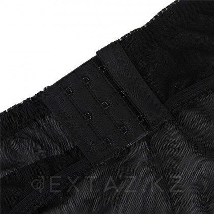 Пояс черный для чулок с ремешками на клипсах (XS-S) от sex shop Extaz фото 7