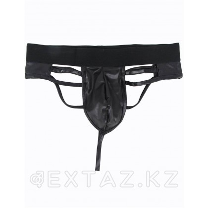 Стринги мужские черные с ремешками (размер S) от sex shop Extaz фото 7