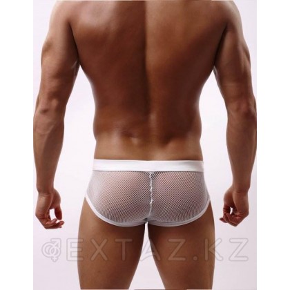 Плавки мужские белые  в сетку (размер L) от sex shop Extaz фото 5