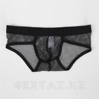 Плавки мужские черные в сетку (размер L) от sex shop Extaz фото 2
