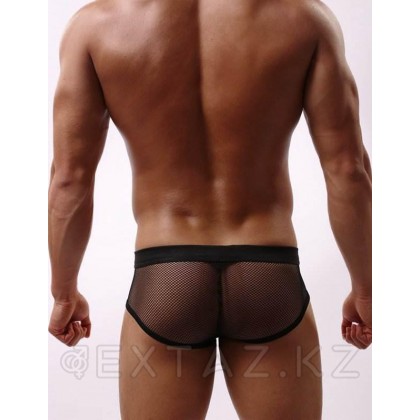Плавки мужские черные в сетку (размер M) от sex shop Extaz фото 8