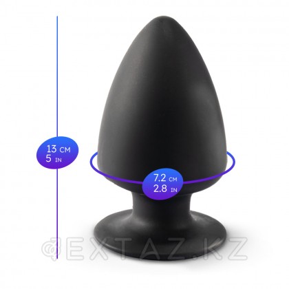 Анальный плаг черный  MODEL 1 от SILEXD (L: 13*7,2 см.) от sex shop Extaz фото 2