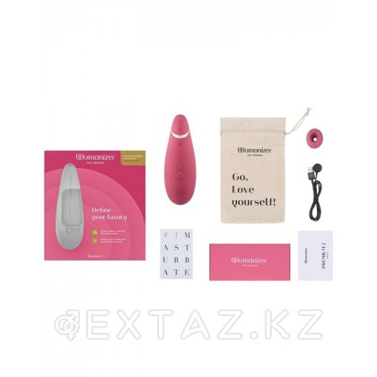 Бесконтактный клиторальный стимулятор Womanizer Premium 2 розовый от sex shop Extaz фото 5