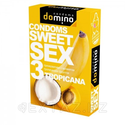 Презервативы DOMINO SWEET SEX TROPICANA 3 штуки (оральные) от sex shop Extaz