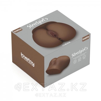 Двойной мастурбатор Streetgirl's Black № 4 (вагина+анус) от sex shop Extaz фото 5